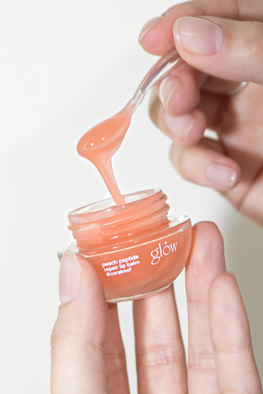 Peach Peptide Lip Balm #coralreef