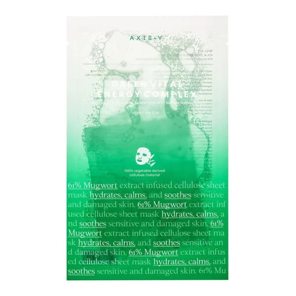 AXIS-Y Mugwort Green Vital Energy Complex Sheet Mask