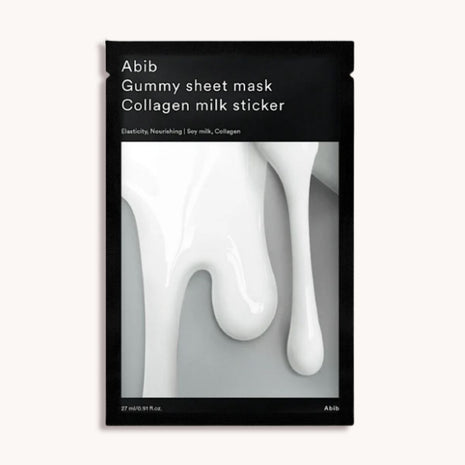 Gummy Sheet Mask Collagen Milk Sticker - 1 pc