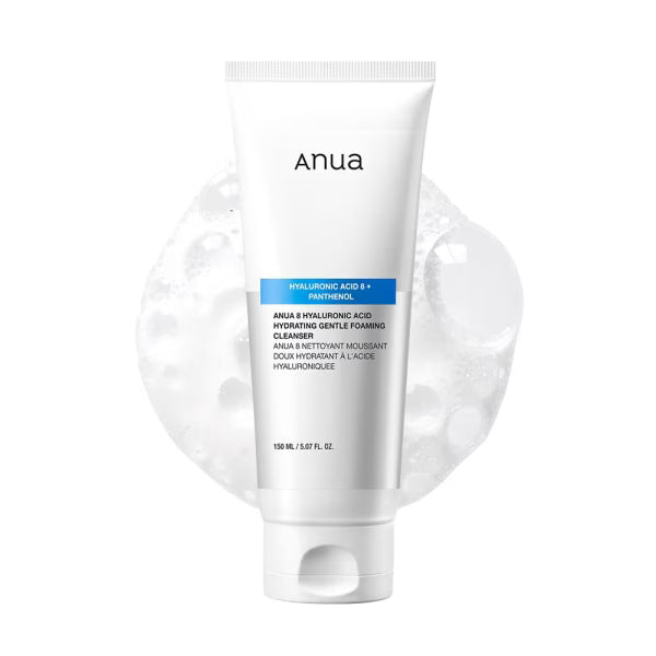 Anua 8 Hyaluronic Acid 8 Hydrating Gentle Foaming Cleanser