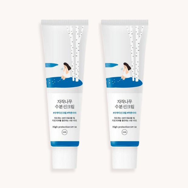 Birch Juice Moisturizing Sunscreen SPF50+ PA++++ Bundle Set / 2 pc